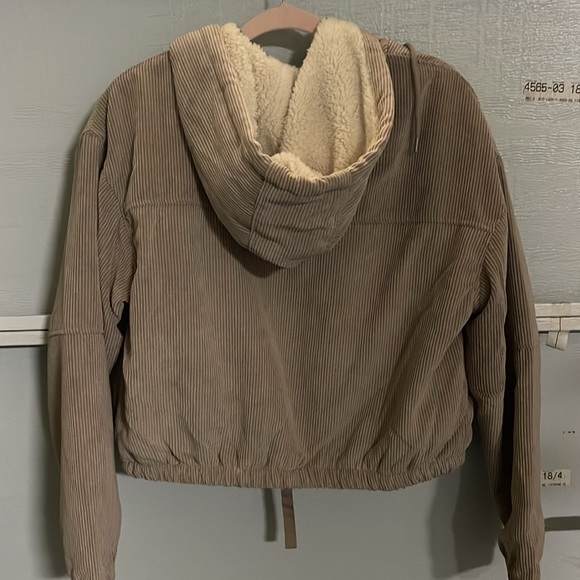 Corduroy hooded jacket - Picture 2 of 2